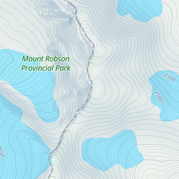 Map of Paragon Peak