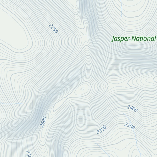 Map of Mount Haultain