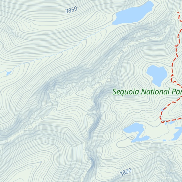 Map of Mount Newcomb
