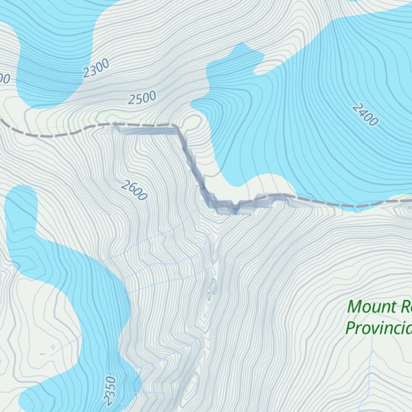Map of Blackrock Mountain