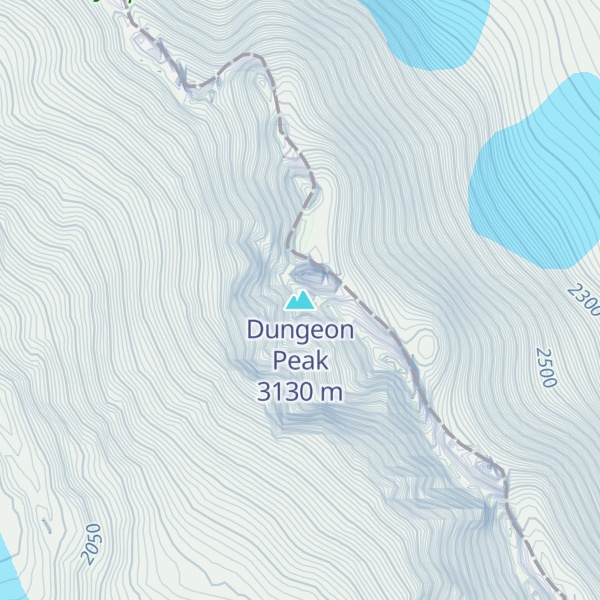 Map of Dungeon Peak