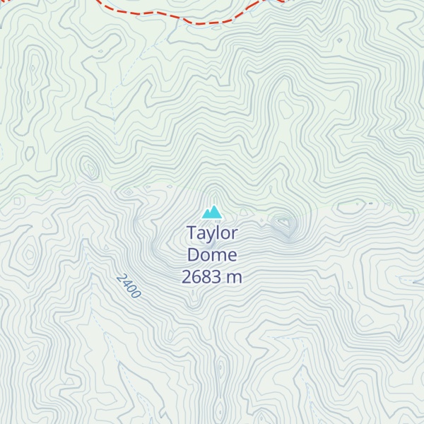Map of Taylor Dome