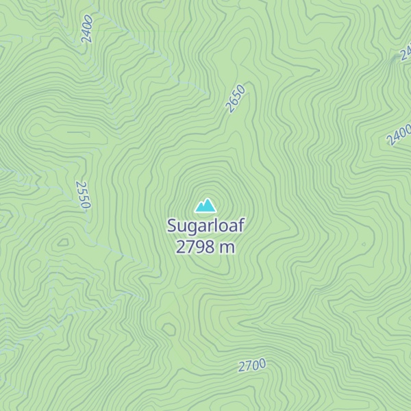 Map of Sugarloaf
