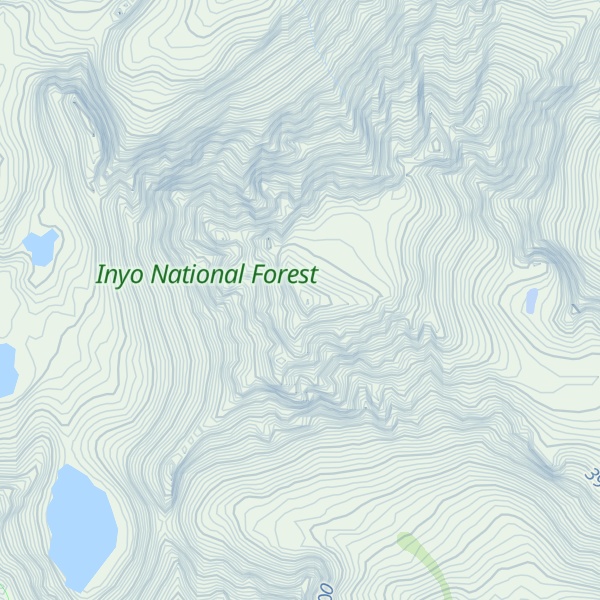 Map of Mount Williamson