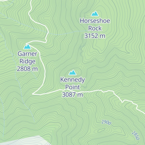 Map of Kennedy Point