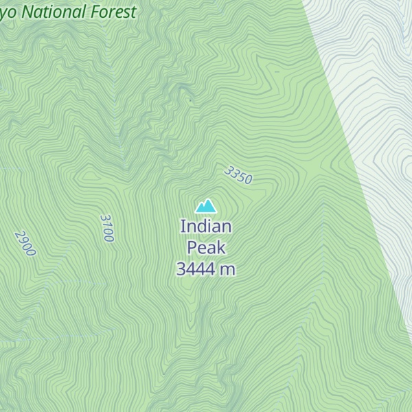 Map of Indian Peak