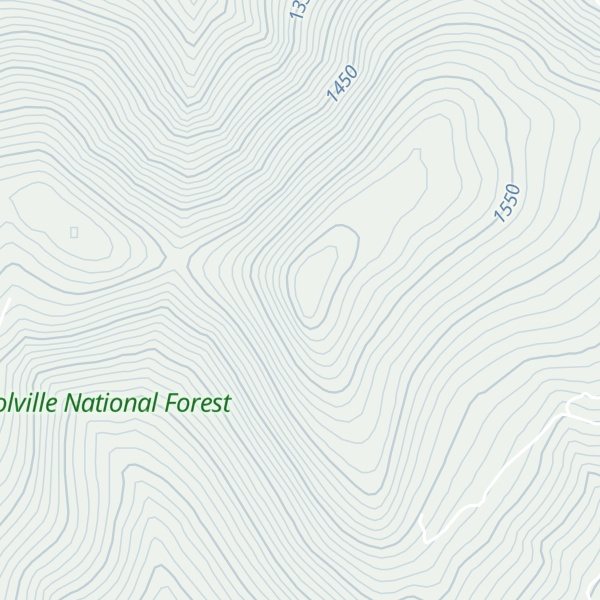 Map of C C Mountain