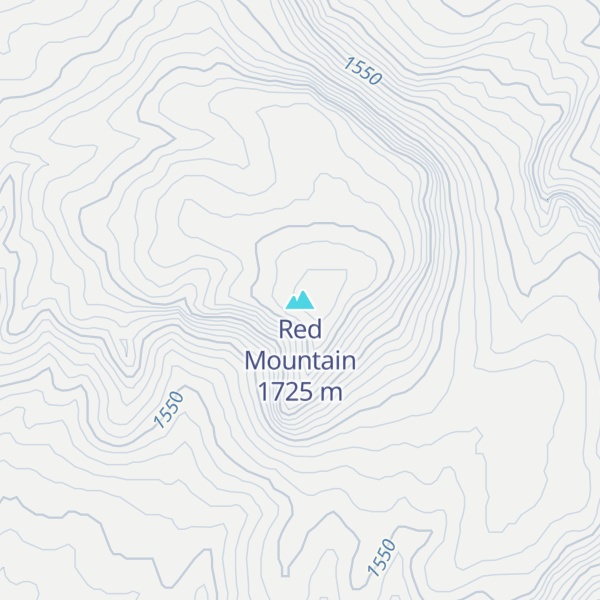 Map of Red Mountain