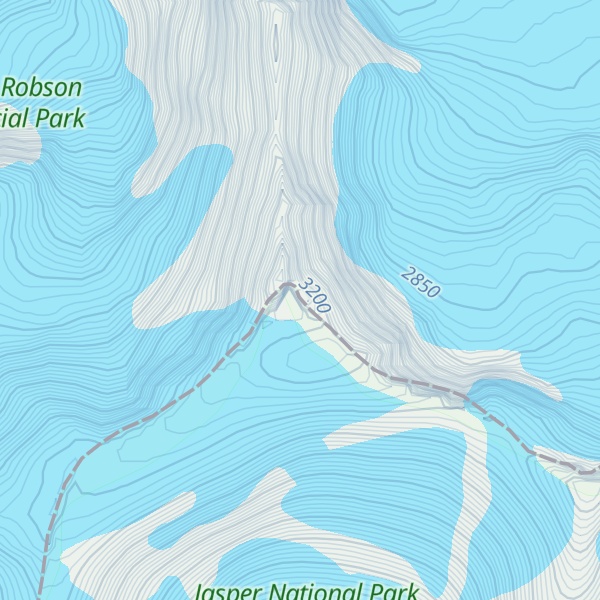 Map of Simon Peak