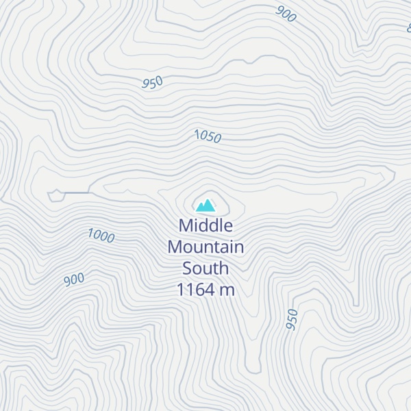 Map of Middle Mountain South