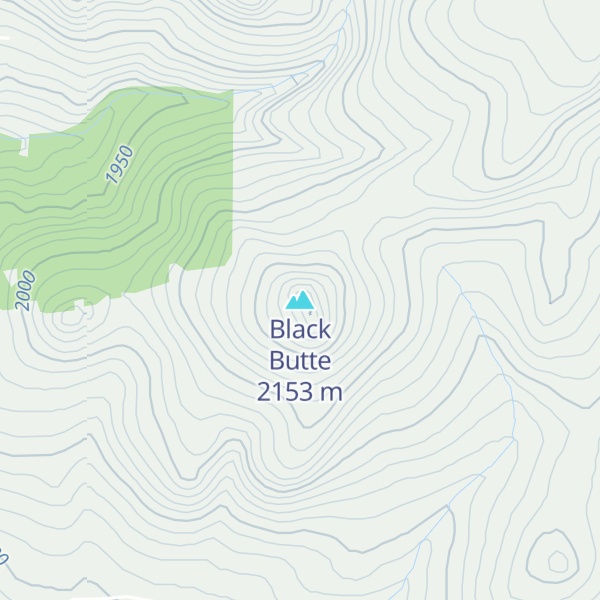 Map of Black Butte