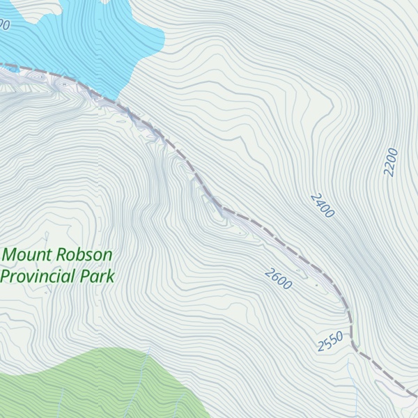 Map of Drawbridge Peak