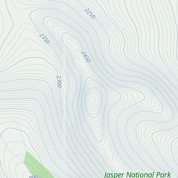 Map of Consort Mountain