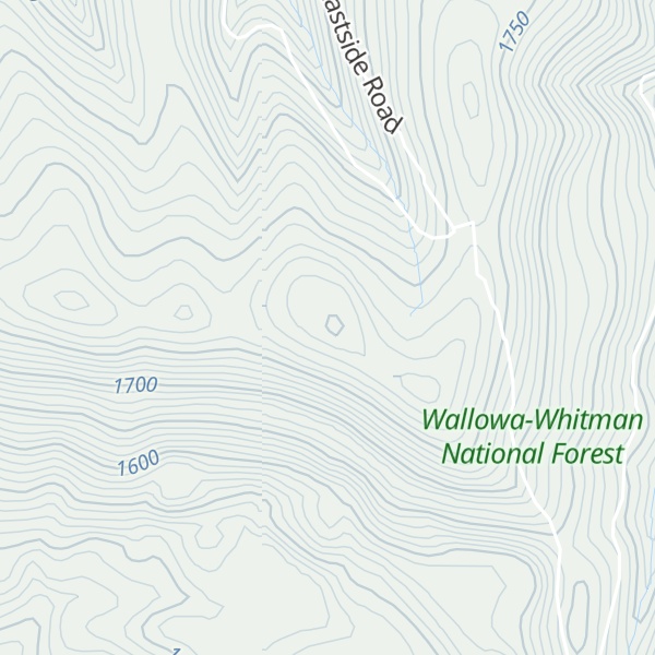 Map of Whitehorse Ridge