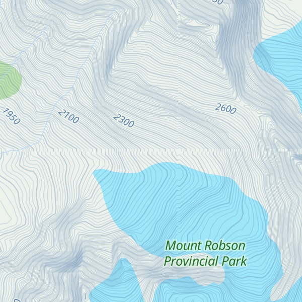 Map of Mount Fraser