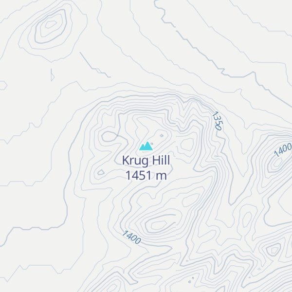 Map of Krug Hill