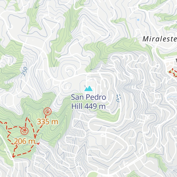 Map of San Pedro Hill