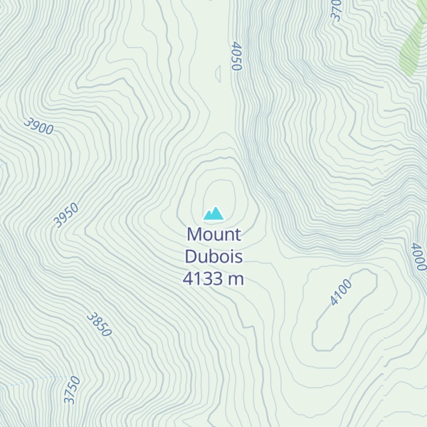 Map of Mount Dubois