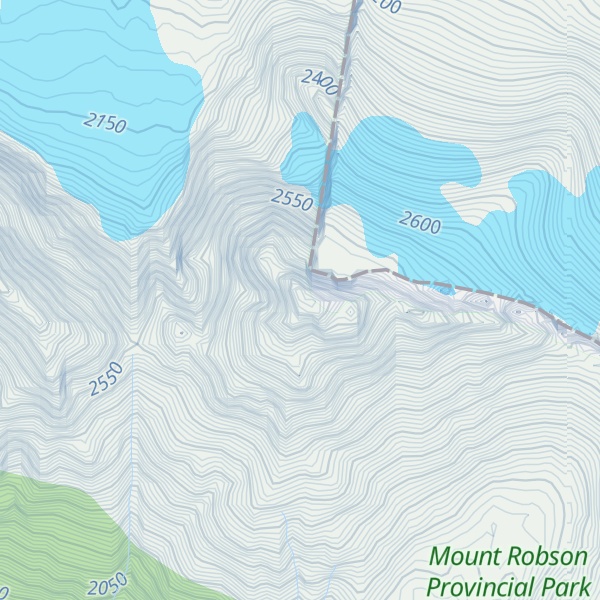 Map of Bastion Peak