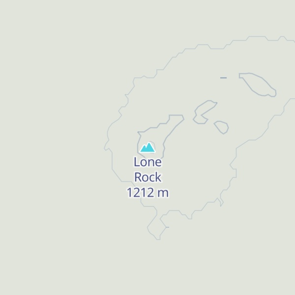 Map of Lone Rock