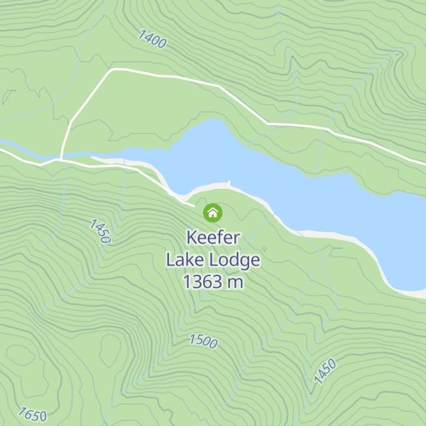 Map of Keefer Lake Lodge