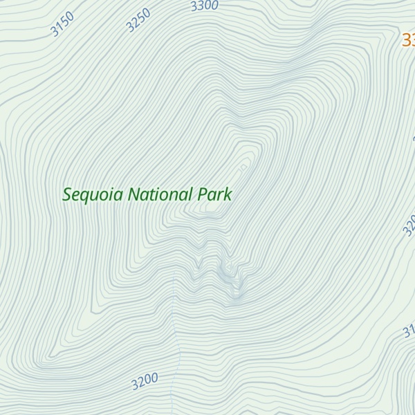 Map of Mount Guyot