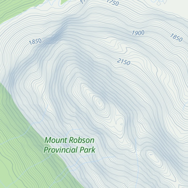 Map of Postern Mountain