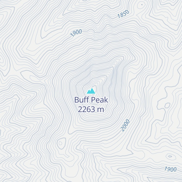 Map of Buff Peak