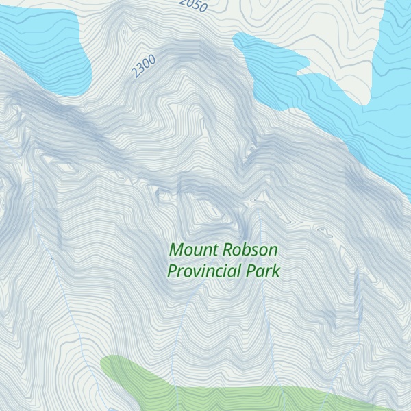 Map of Turret Mountain