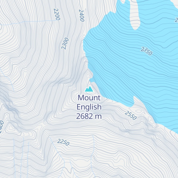 Map of Mount English