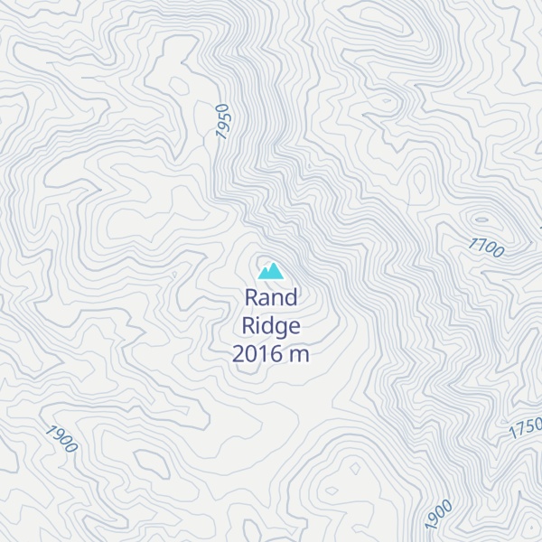Map of Rand Ridge