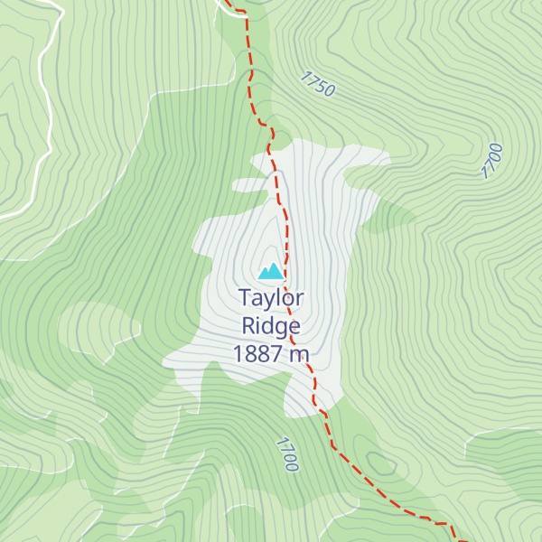 Map of Taylor Ridge