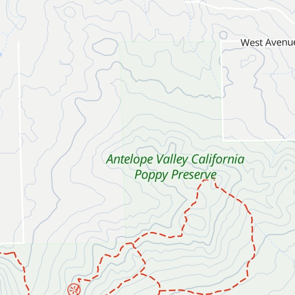 Map of Antelope Buttes
