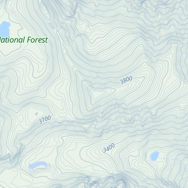 Map of Goodale Mountain