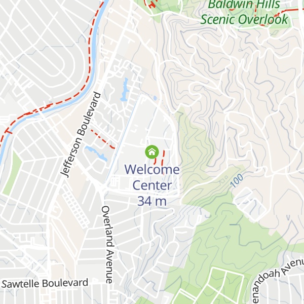 Map of Welcome Center
