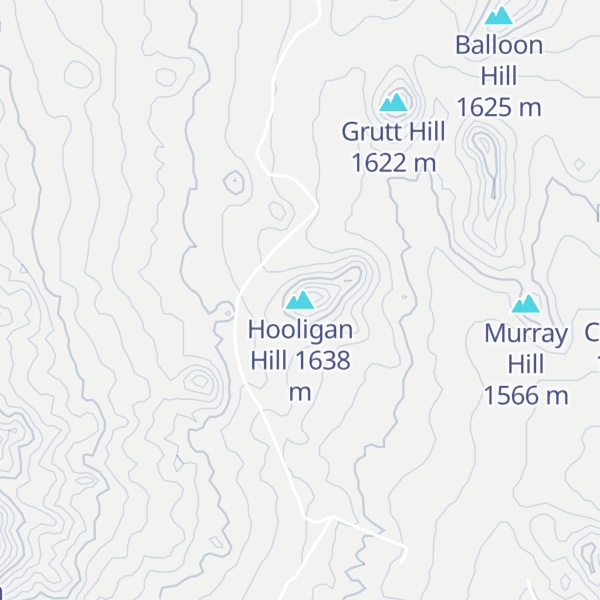 Map of Hooligan Hill