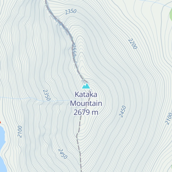 Map of Kataka Mountain