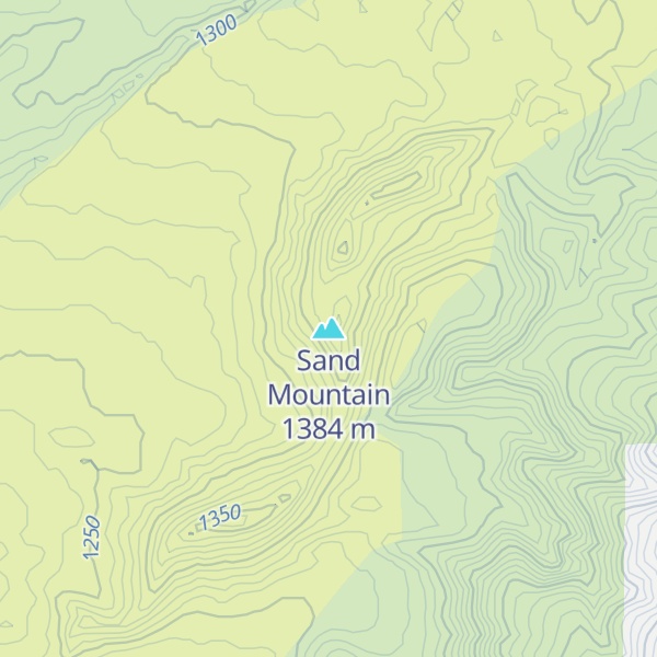 Map of Sand Mountain