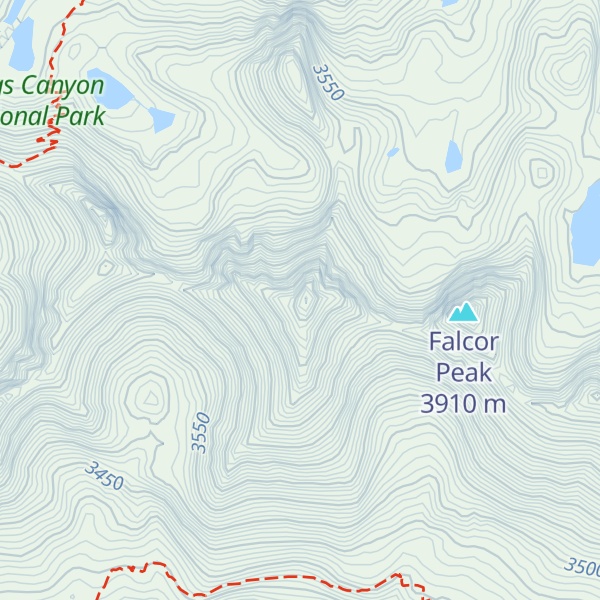 Map of Mount Rixford