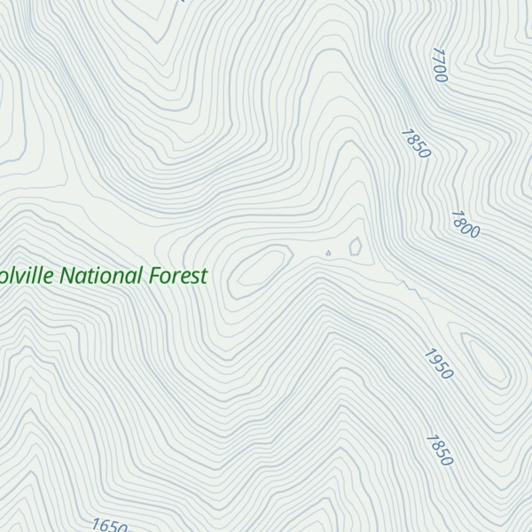 Map of King Mountain