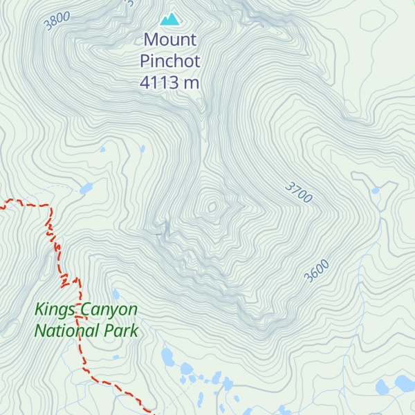 Map of Mount Wynne