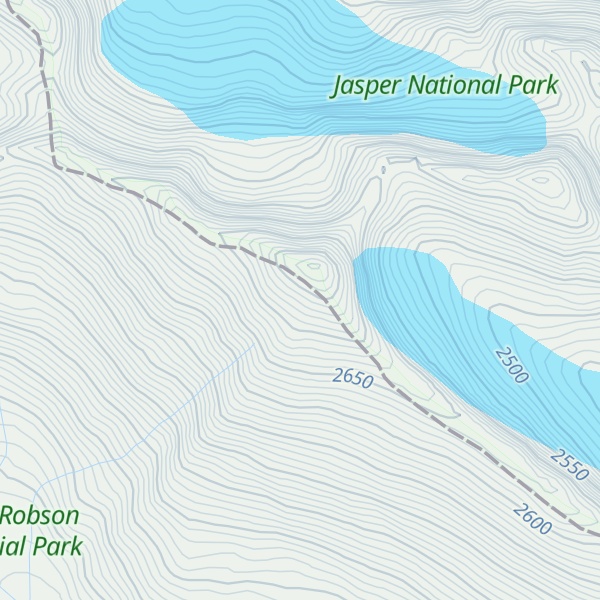 Map of Vista Peak