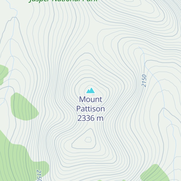 Map of Mount Pattison