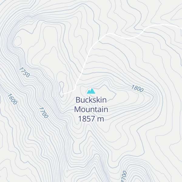 Map of Buckskin Mountain