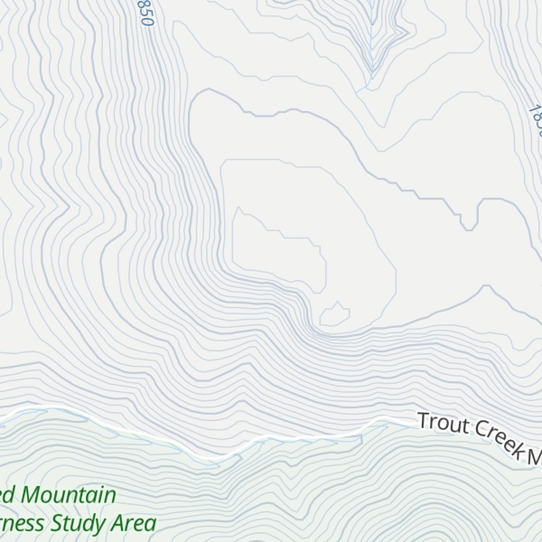 Map of Table Mountain
