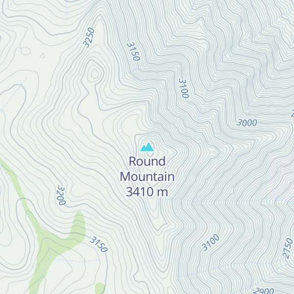 Map of Round Mountain