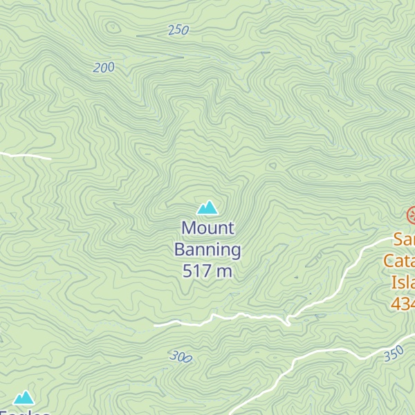 Map of Mount Banning