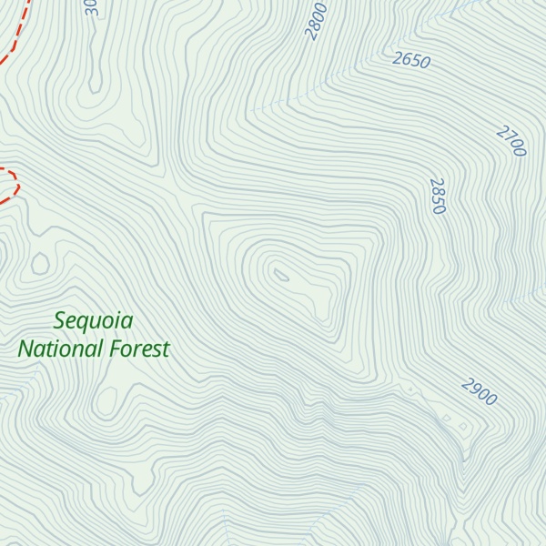 Map of Angora Mountain