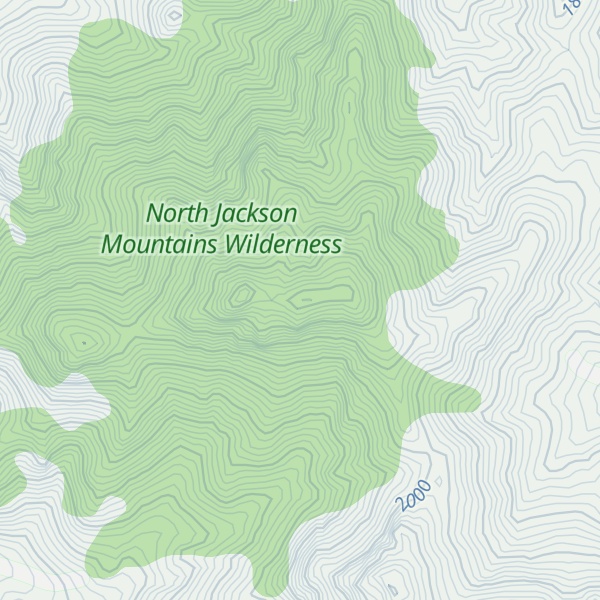 Map of Deer Creek Peak