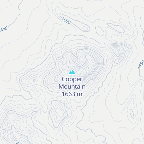 Map of Copper Mountain